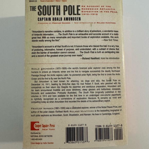 The South Pole Book by Roald Amundsen - Paperback - Picture 3 of 3
